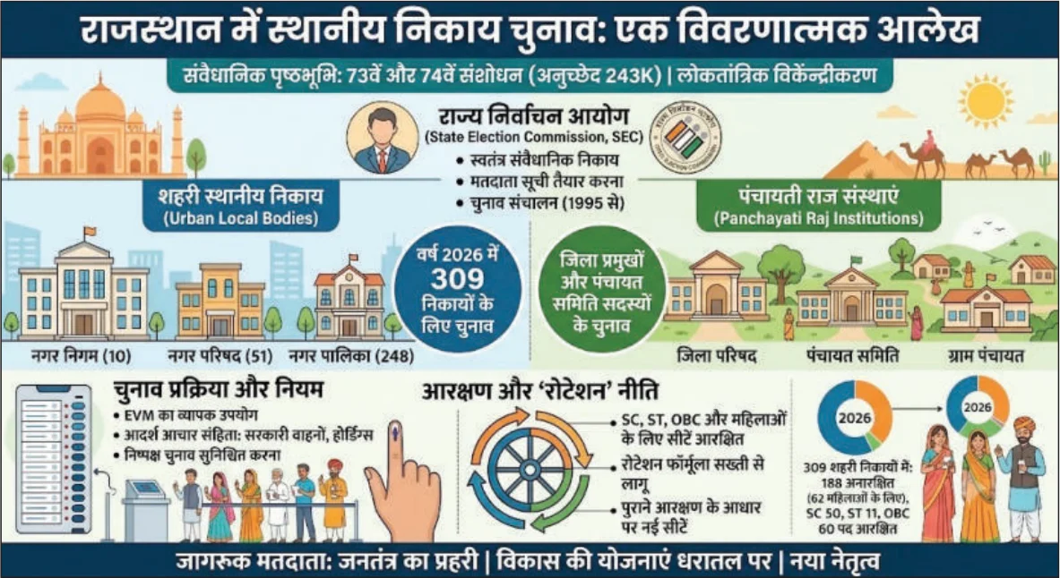स्थानीय चुनावों का बिगुल बजा, भाजपा-कांग्रेस में मुकाबला